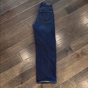 Citizens Of Humanity Blue Flare Wide Leg Jeans